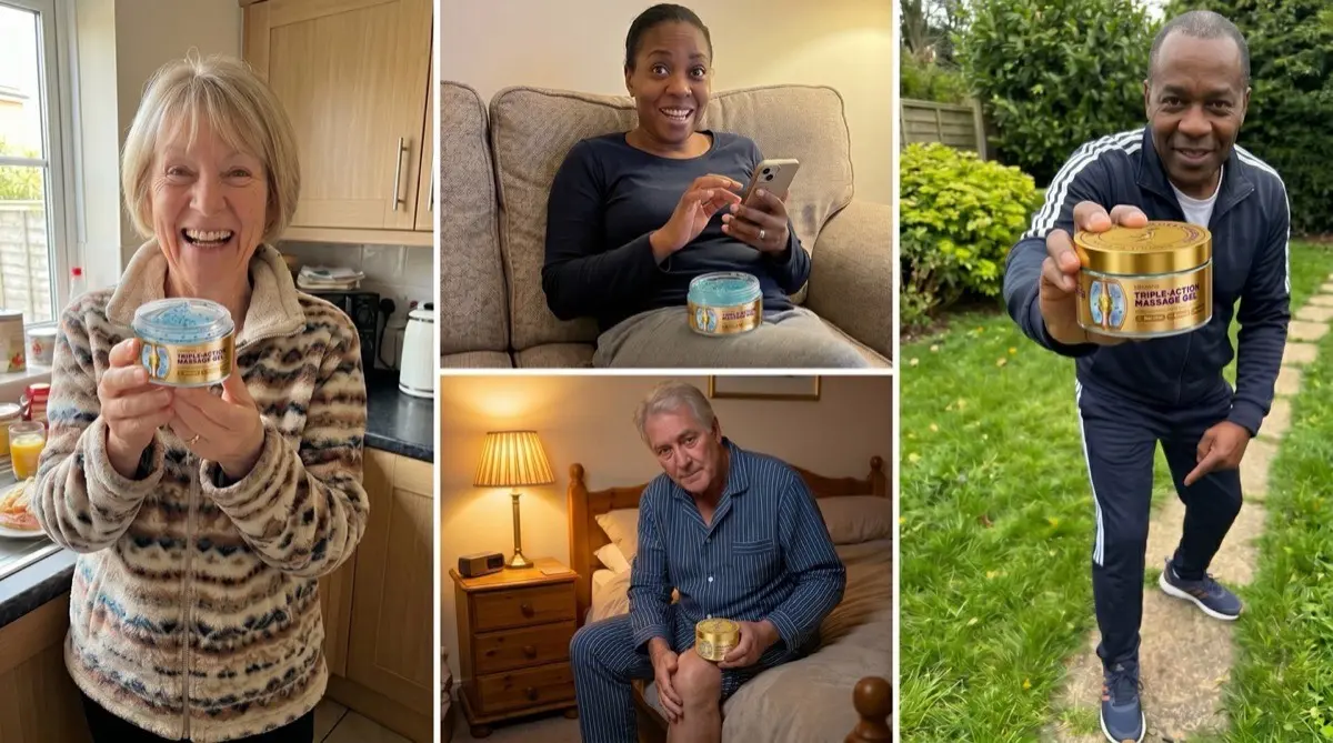 Grandfather playing with grandchildren in sunny backyard, pain-free and active